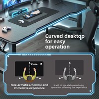 Escritorio de Computadora Plegable de Metal Personalizado Modelo ZD01 para Hogar, Esports, Juegos, Oficina, Estudio y Escritura