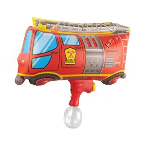2024 Dowellinบอลลูนปืนฉีดน้ําไฟฟ้าเครื่องยนต์ดับเพลิงรูปร่างปืนของเล่นปืนฉีดน้ําสําหรับเด็ก - Product Image 1