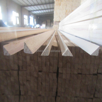 Chaflanes de madera de triángulo de Paulownia de madera maciza de buena marca de China