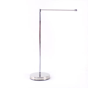 Bandiera da Tavolo Personalizzata del Canada con Asta in Acciaio Inox e Base a L in Acciaio Inox con Finitura a Specchio per Ufficio ed Eventi - Product Image 3