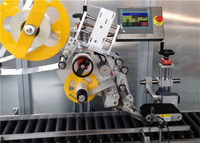 SKILT Alimentador automático Aplicador de salchichas Máquina de etiquetado de vías horizontales Máquina de etiquetado de viales