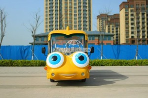 Bus électrique de tourisme RC 8-11 places, voiturette de golf ancienne blanche, batterie 72V100AH*6, moteur 5KW, navette ouverte, hôtel Chine HEN - Product Image 4