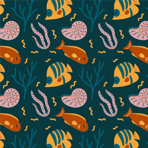 2020 Marine serial Sealife e motivo <span class=keywords><strong>nautico</strong></span> stampato semplice pelle di pesca per scarpe Casquette Shorts da spiaggia - Product Image 3