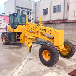 Petite niveleuse à moteur, mini niveleuse avec ripper frontal, bon état, direction flexible, matériel routier, vente directe d'usine - Product Image 5