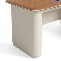 Bureau de direction moderne de luxe en gros avec plateau en bois, armoire latérale design échelle et chaise à dossier haut – Mobilier de bureau commercial
