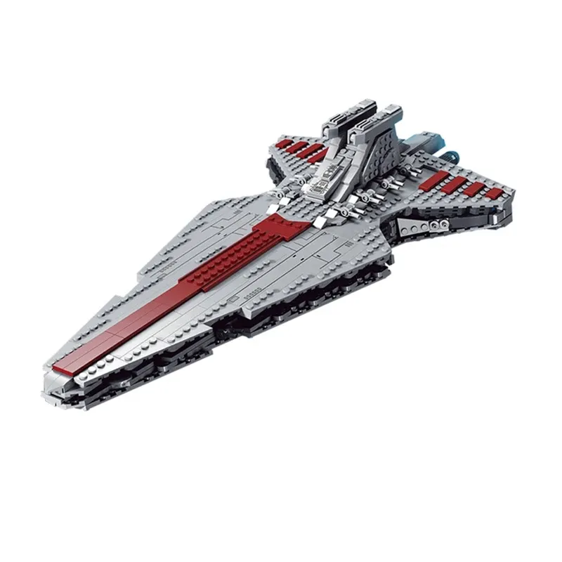Star Movie Series K107 Venator-class Destroyer Cruiser Spacecraft MOC Model Building Blocks Brick Set Kids Christmas Toy Gift