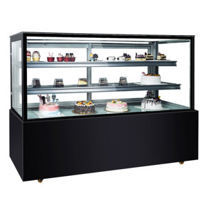 3 Layers Cake Fridge Display Bakery Refrigerator Showcase Chiller Cake Display Cabinet