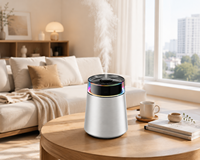 Humidificateur ultrasonique de grande capacité 7L avec lumière LED 7 couleurs, humidificateur d'air silencieux à brume fraîche pour chambre à coucher, maison, bureau