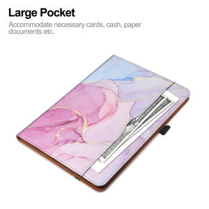 Coque pour <span class=keywords><strong>iPad</strong></span> 9e/8e/7e génération 10.2 pouces 2021/2020/2019 Premium cuir Business <span class=keywords><strong>Folio</strong></span> Multi-Angle Stand Tablet Case TPU - Product Image 4