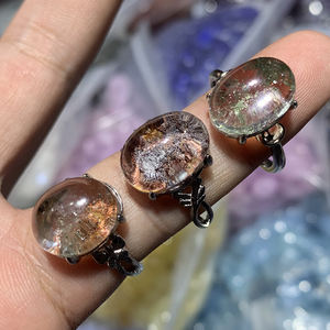 Set di Pietre Preziose Naturali all'Ingrosso per Gioielli: Agata, Prehnite, Granato, <span class=keywords><strong>Labradorite</strong></span>, Pietra di Luna, <span class=keywords><strong>Cristallo</strong></span> Fantasma per Decorazione Casa - Product Image 5