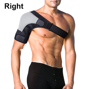 Penahan kompresi bahu Neoprene, tali pembungkus kompresi bisa disesuaikan untuk Rotator robek manset <span class=keywords><strong>AC</strong></span> sendi penghilang nyeri bahu - Product Image 3