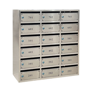 Boîte aux lettres murale extérieure en acier, casier de livraison, armoire de rangement, boîte à lettres en métal - Product Image 3