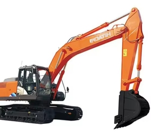 Pelle hydraulique sur chenilles Hitachi ZX120 de 12 tonnes utilisée Composants de machines de creusement populaires-Moteur de pompe à moteur PLC bas - Product Image 1