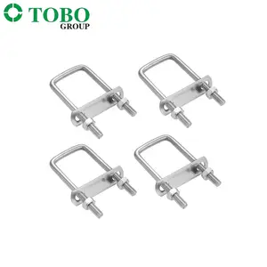 TOBO China Factory U bolt Fastener Pictures Free Samples Anti Corrosion Pipe Construction Special Fastener Bolts