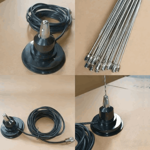 Длинный хлыст 1300 мм 27 МГц Hustler антенна CB Ham радиоантенна с магнитным основанием - Product Image 5