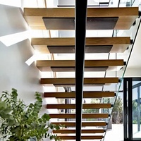 Escaliers d'intérieur modernes CBMMART Foshan préfabriqués en usine en métal design d'escalier droit mono lisse personnalisé