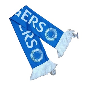 Écharpe promotionnelle en polyester à ventouse pour mini-voiture, design personnalisé, pour club de football, mini-écharpe de supporter - Product Image 4