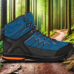 Botas de Senderismo y Montañismo para Hombre y Mujer, al por Mayor, Personalizadas, Impermeables, Transpirables, de Alto Rendimiento, Color Azul - Product Image 2