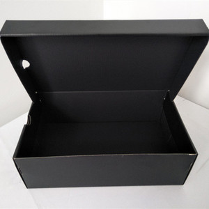 high quality wholesale price sturdy shoes box kraft printing shoe packaging customized luxury black shoe boxes
