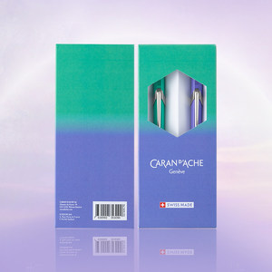 Set de Regalo <span class=keywords><strong>CARAN</strong></span> D'ACHE Serie Aurora Suiza 849, Bolígrafo de Aceite 844 y Lápiz Mecánico, Caja de Caligrafía para Estudiantes y Ocasiones Especiales - Product Image 6