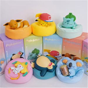 <span class=keywords><strong>Figuras</strong></span> de Acción Originales de <span class=keywords><strong>Anime</strong></span> Pokemon, Pika, Eevee, Bulbasaur, Snorlax, para Niños - Product Image 2