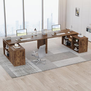 Anpassbarer moderner Luxus-L-förmiger Schreibtisch Executive <span class=keywords><strong>Desk</strong></span> Reversibler Holz-L-förmiger Schreibtisch mit Lager regalen für das Home Office - Product Image 5