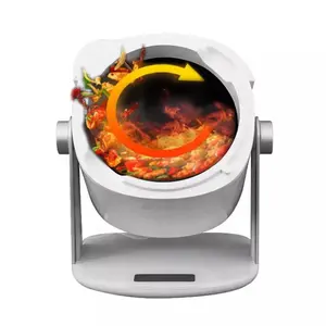 120v Home Automatic Cooker Us Electrical Plugs 2400w Intelligent Robot Automatic Flip Roller Cooking Machine