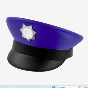 Pelotas Antiestrés Personalizadas con Forma <span class=keywords><strong>de</strong></span> Gorra <span class=keywords><strong>de</strong></span> Policía, Logotipo Impreso, Juguete Promocional para las Fuerzas del Orden, Regalo al por Mayor - Product Image 1