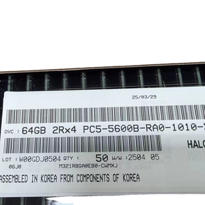 Memoria Sung de 64 GB 2Rx4 PC5-5600B-RA0-1010-XT con la más amplia compatibilidad de plataforma, 5600 MHz es el estándar de alta frecuencia - Product Image 1