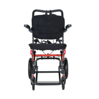 Fauteuil roulant manuel pliable léger de haute qualité pour l'extérieur, adapté aux voyages en avion, pour personnes handicapées