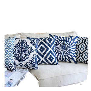 Luxury Cotton Embroidery <b>Sofa</b> Pillow Covers-Eco-Friendly Anti-Bacteria Home Decor Cushions with Customizable Patterns - Product Image 2
