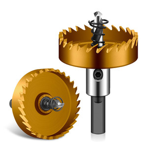 ที่เจาะรูสเตนเลสแผ่นเหล็กความเร็วสูงแผ่นเหล็กชุบไทเทเนียม - Product Image 2