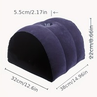 Coussin gonflable pour positions sexuelles adultes, coussin triangulaire gonflable, meuble gonflable pour position plus profonde, support pour positions sexuelles, mobilier sexuel