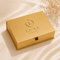 Boîte d'emballage alimentaire en carton rigide de luxe avec fermeture magnétique en forme de livre, logo personnalisé et marquage à chaud pour coffrets cadeaux et vente au détail de marques