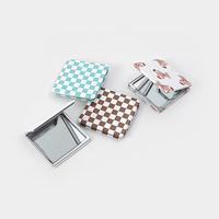 Miroir de poche pliable compact Winway, miroir de maquillage double face pour femmes, best-seller