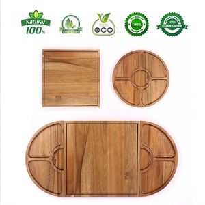 Planche à <span class=keywords><strong>fromage</strong></span> <span class=keywords><strong>et</strong></span> ensemble <span class=keywords><strong>de</strong></span> couteaux en bois d'acacia <span class=keywords><strong>Plateau</strong></span> <span class=keywords><strong>de</strong></span> <span class=keywords><strong>charcuterie</strong></span> magnétique avec ensemble <span class=keywords><strong>de</strong></span> couverts Bloc à découper en bois - Product Image 5