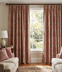 Luxury Style Paisley Ikat Velvet Blackout <b>Curtain</b> Panel Art Nouveau Decorative Window Treatment Drapery <b>for</b> Living Room Bedroom - Product Image 2