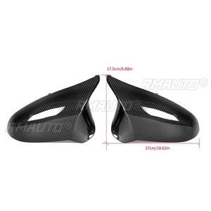 ฝาครอบกระจกมองหลังรถยนต์คาร์บอนไฟเบอร์แบบแห้ง สำหรับ BMW F80 M3 F82 F83 M4 ปี 2014-2020 สำหรับ BMW F87 M2 ปี 2018-2020 ใช้แทนฝาครอบเดิม สำหรับรถพวงมาลัยซ้ายเท่านั้น - Product Image 6