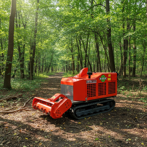 Heavy-Duty Diesel RC Tracked <b>Brush</b> Cutter | Remote Control for <b>Brush</b> Cutting, Land Clearing & <b>Vegetation</b> Management - Product Image 1