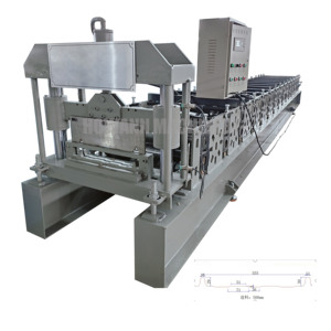 เครื่องทำตะเข็บแบบยืนแผ่นโลหะเครื่องขึ้นรูปแบบม้วนแผ่นหลังคา - Product Image 2