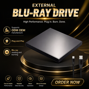 <span class=keywords><strong>Graveur</strong></span> Blu-ray externe Logitec Direct, câble USB-A/USB-C Type-C inclus, portable, compatible M-DISC, compatible 4K UHD BD, avec plateau - Product Image 2