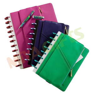 Cubierta Personalizada para Agenda <span class=keywords><strong>con</strong></span> Logotipo en Relieve, Diseño de Cuero Lichi Pebble, Tamaño Carta, <span class=keywords><strong>con</strong></span> Bolsillo - Product Image 3