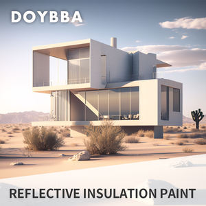 Revestimiento de aislamiento térmico de emulsión a base de agua de fábrica directa pinturas líquidas reflectantes impermeables blancas para exteriores para casas - Product Image 5