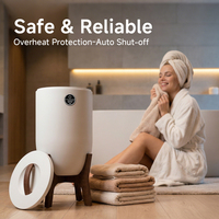 Seau chauffe-serviettes 20L certifié ETL avec arrêt automatique et verrou de sécurité pour centre de bien-être, spa de jour, complexe hôtelier, avec personnalisation OEM