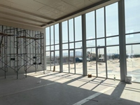 Maison préfabriquée en acier respirant, design moderne en kit, utilisation pour hôpital, hôtel, bureau, cuisine, chambre, garantie 1 an