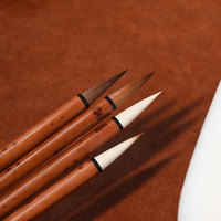 Pennello per Calligrafia Cinese a Pelo Misto Economico ed Efficiente, Scatola Regalo in Legno Personalizzata, Articoli Culturali all'Ingrosso