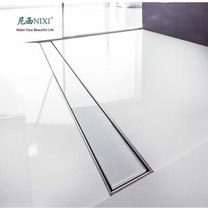 Drain de sol linéaire à encastrer en acier inoxydable, style simple, pour <span class=keywords><strong>douche</strong></span>, 600 mm, usage hôtelier, design contemporain, vente chaude - Product Image 1