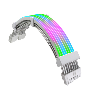 Selección de múltiples especificaciones 2 * 8pin rgb argb psu extended Line <span class=keywords><strong>GPU</strong></span> computadora RGB LED LIGHT extended Power Line - Product Image 1