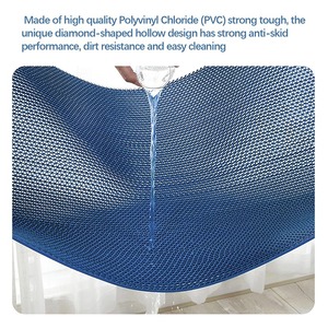 <span class=keywords><strong>Tappeto</strong></span> Reversibile in PVC <span class=keywords><strong>Antiscivolo</strong></span> per Palestra, Studio Fitness, Sala Yoga, Rivestimento per Pavimenti - Product Image 4