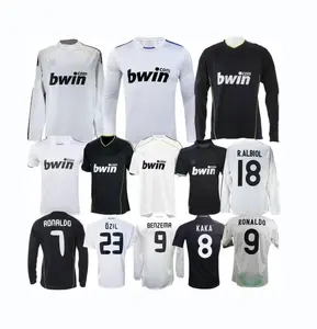 RAUL retro-fußballtrikot 09 10 Ronaldo BENZEMA Marcelo Guti SERGIO RAMOS VAN DER VAART Real Madrid ALONSO KAKA HIGUAIN vintage